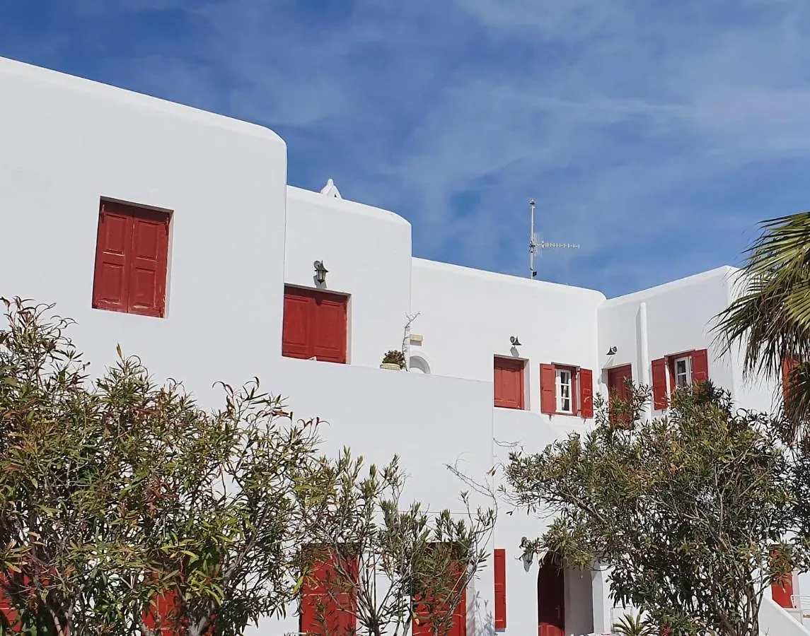 Ornos Sunflower Studios location